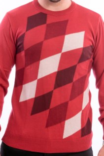 blusa-masculina-losangos-vermelha-detalhe